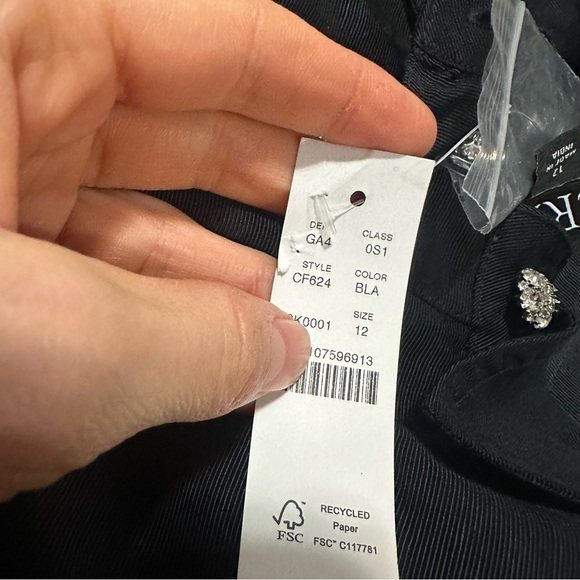 NWOT j crew Collection shirtdress with jewel buttons - Picture 6 of 7